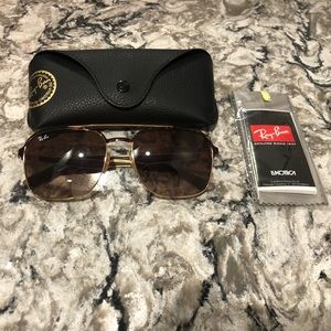Like New Ray-Ban Gradient Square Glasses